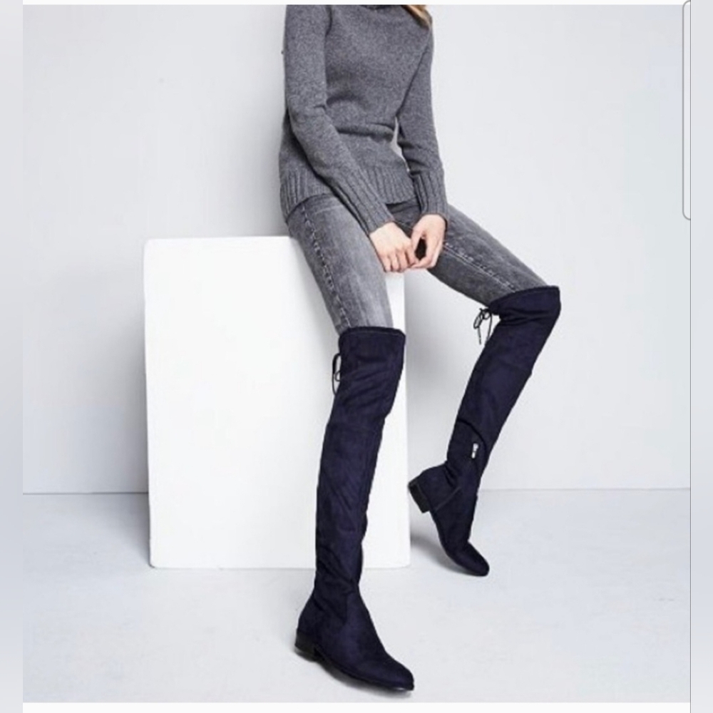 Marc Fisher Black Over-the-Knee Boots